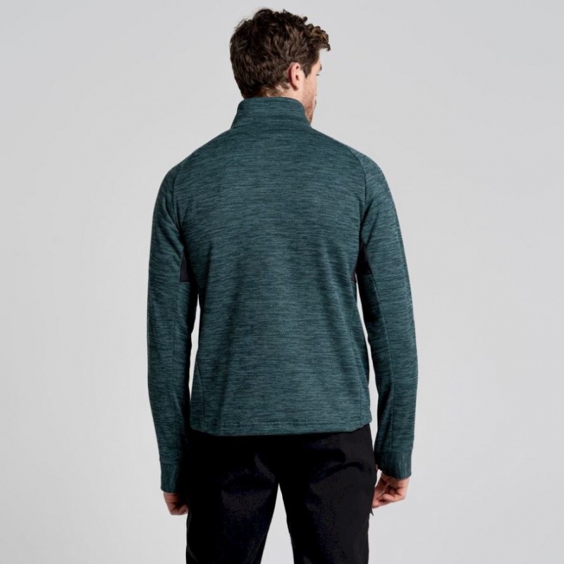 Chandails En Molleton Craghoppers Tarbert Half Zip Homme Vert | PMHO43028