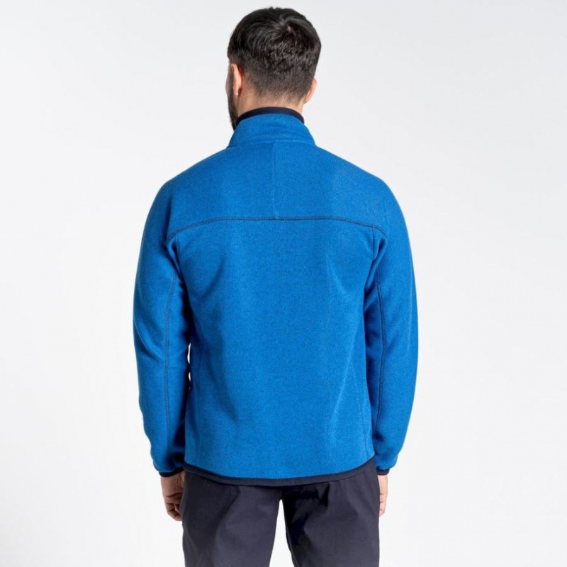 Chandails En Molleton Craghoppers Torney Half Zip Homme Bleu | JFCB30842