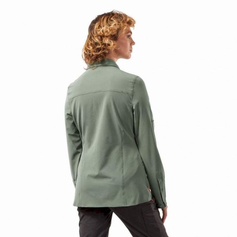 Chemises Craghoppers NosiLife Pro III Long Sleeve Femme Vert Olive | YMCW41709