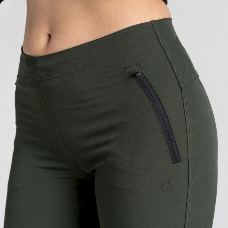 Leggings Craghoppers Expedition Femme Vert | ZGFW53726