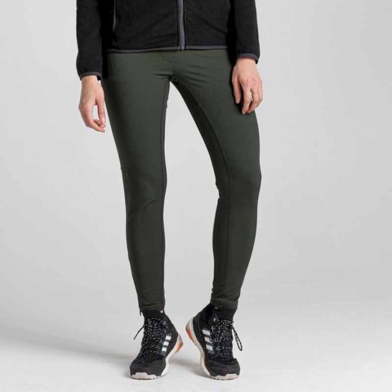 Leggings Craghoppers Expedition Femme Vert | ZGFW53726