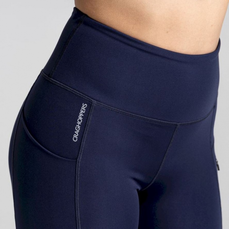 Leggings Craghoppers Kiwi Pro Femme Bleu Marine | OSTL51048