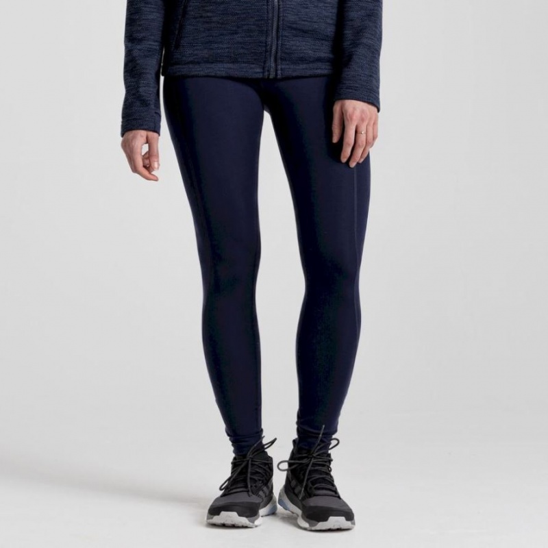 Leggings Craghoppers Kiwi Pro Femme Bleu Marine | OSTL51048