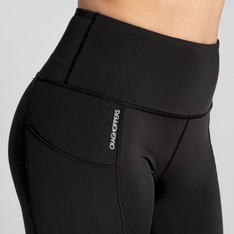 Leggings Craghoppers Kiwi Pro Femme Noir | YCFR18695