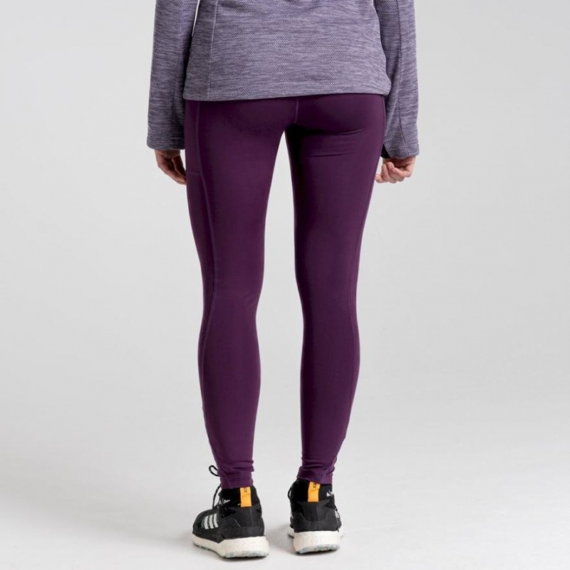 Leggings Craghoppers Kiwi Pro Femme Violette | QRWK34621