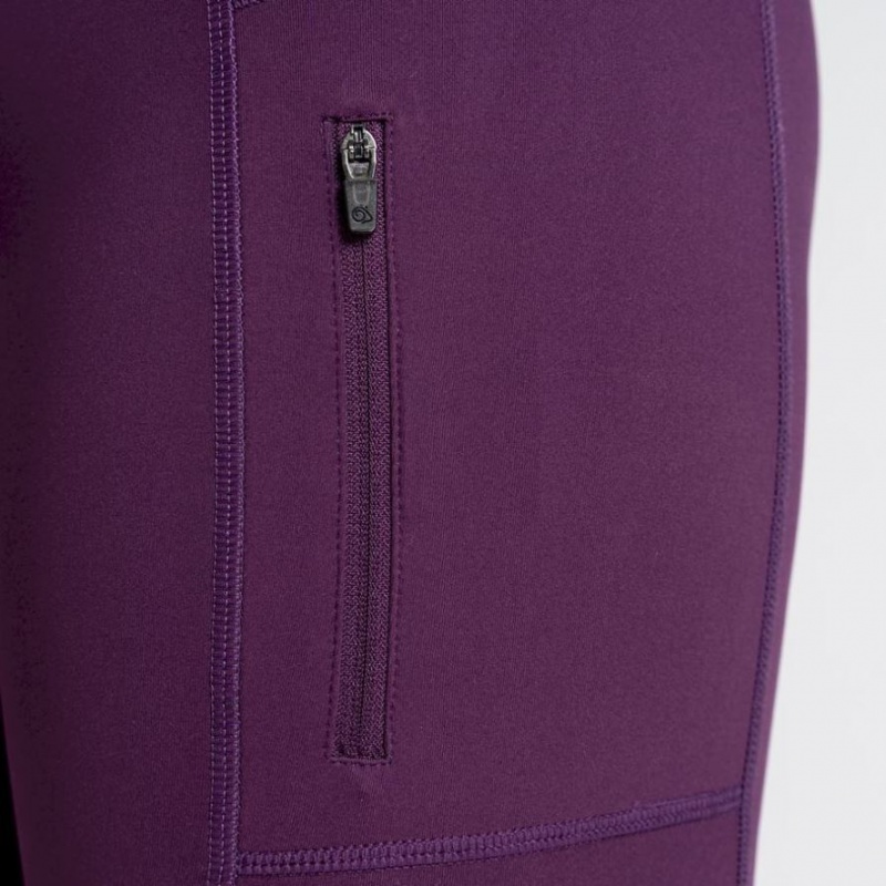 Leggings Craghoppers Kiwi Pro Femme Violette | QRWK34621