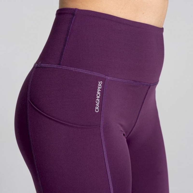 Leggings Craghoppers Kiwi Pro Femme Violette | QRWK34621