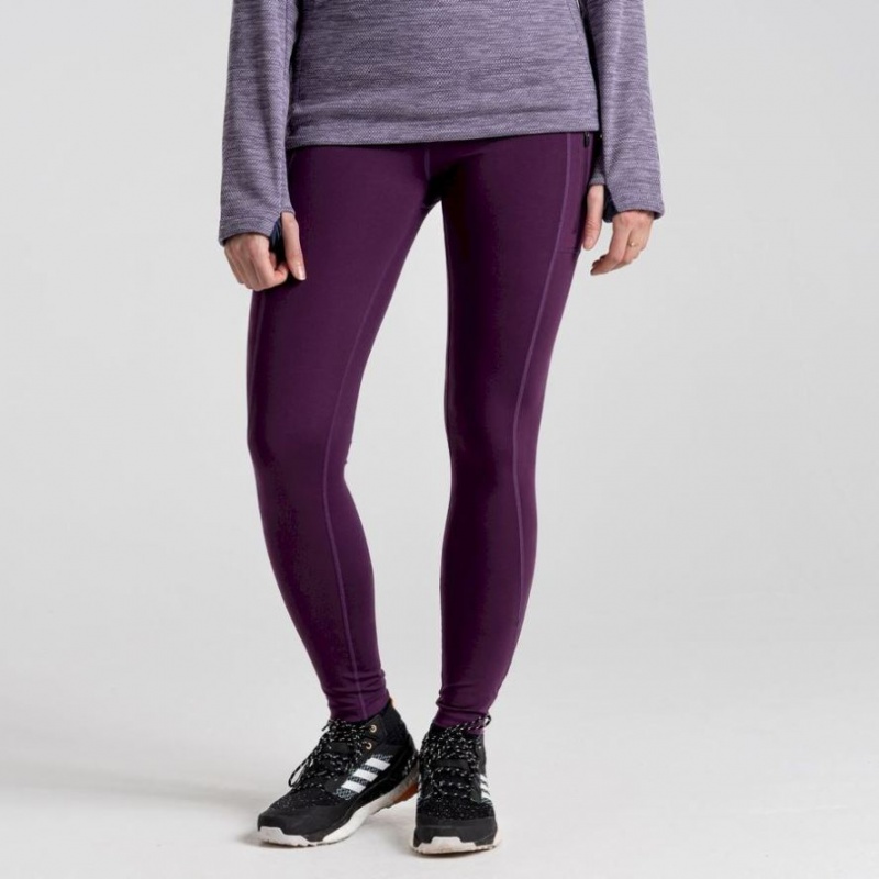 Leggings Craghoppers Kiwi Pro Femme Violette | QRWK34621