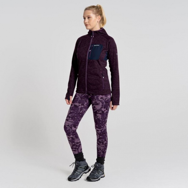 Leggings Craghoppers Kiwi Thermal Femme Violette | JKDE43785