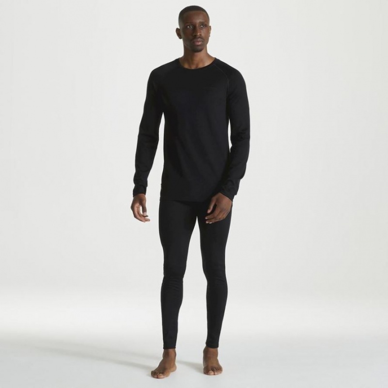 Leggings Craghoppers Merino Baselayer Homme Noir | FNLH80163