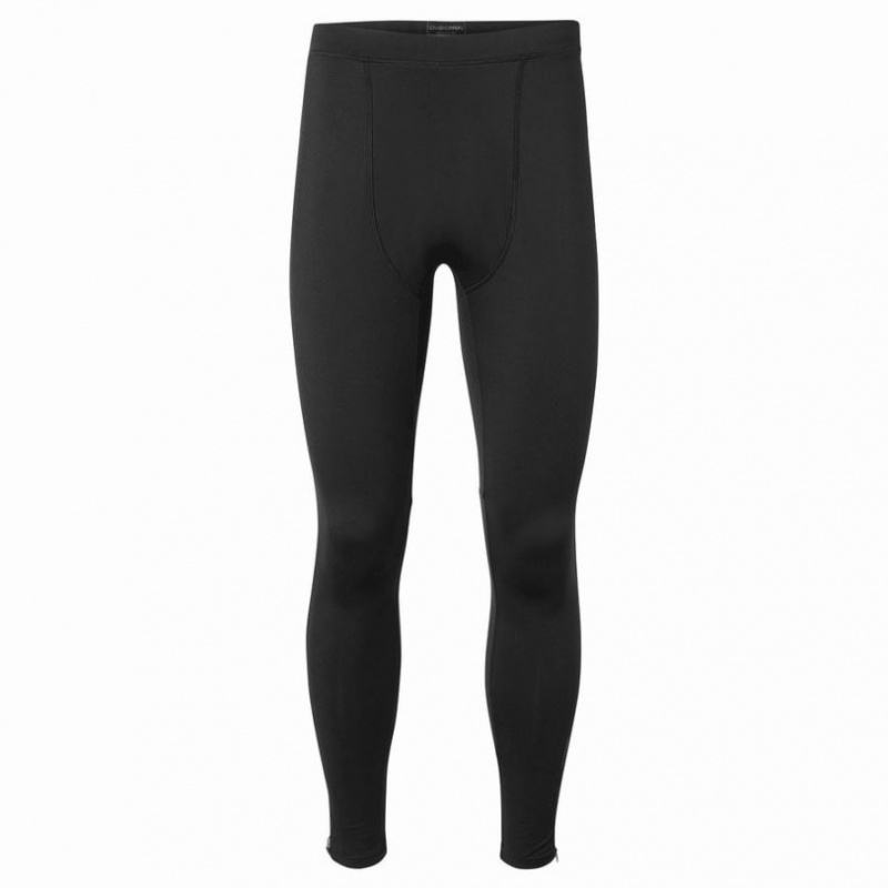 Leggings Craghoppers Thermo Homme Noir | XSQE29341