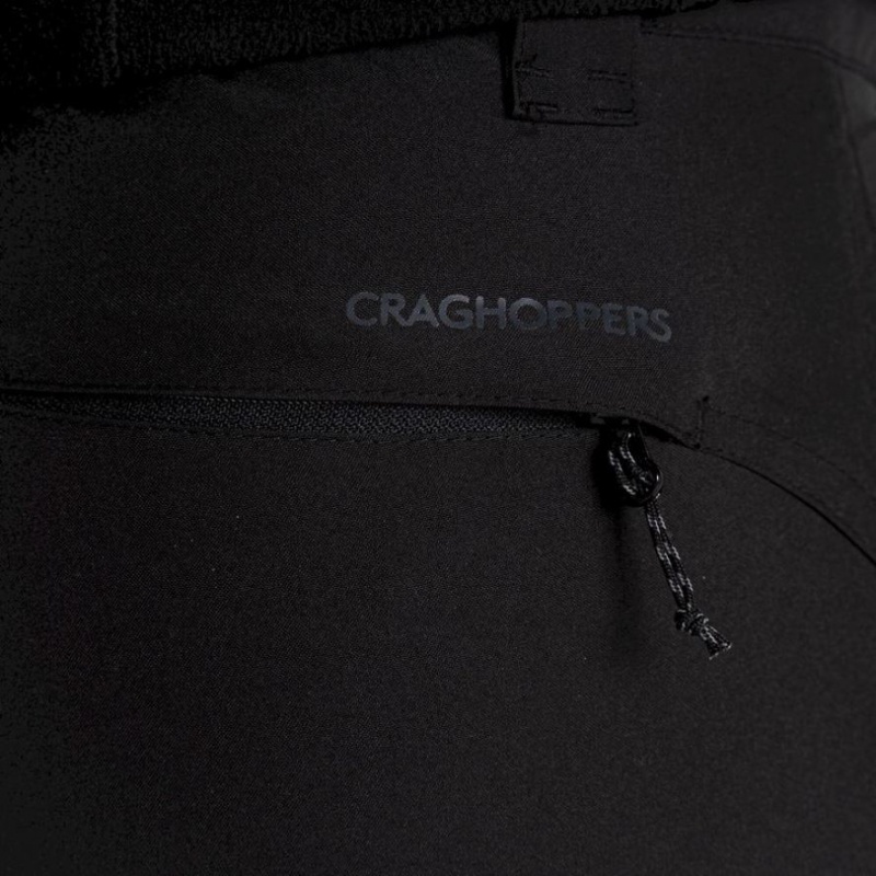 Pantalon Craghoppers Airedale II Imperméables Femme Noir | SLZQ37869