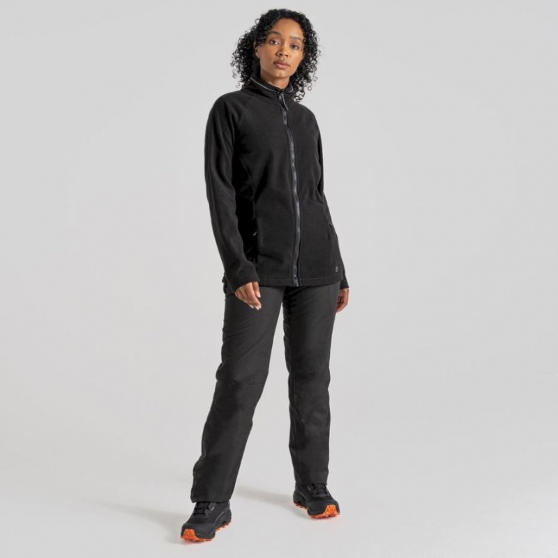 Pantalon Craghoppers Aysgarth II Thermo Imperméables Femme Noir | TLSU27931