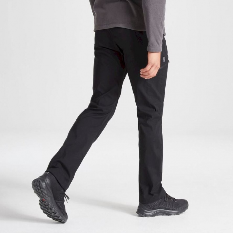 Pantalon Craghoppers Expert Kiwi Pro Stretch Homme Noir | AKCP50783