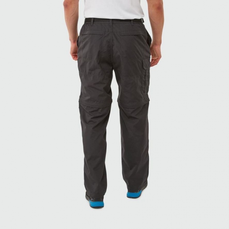 Pantalon Craghoppers Kiwi Homme Grise Foncé | LDOW93052