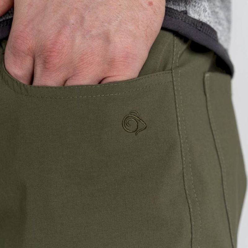 Pantalon Craghoppers Kiwi Pro 5 Pocket Homme Vert Olive | INHG80543