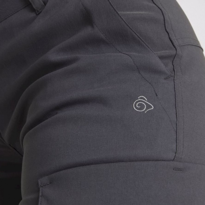 Pantalon Craghoppers Kiwi Pro Expedition Femme Grise Foncé | CVJL13876