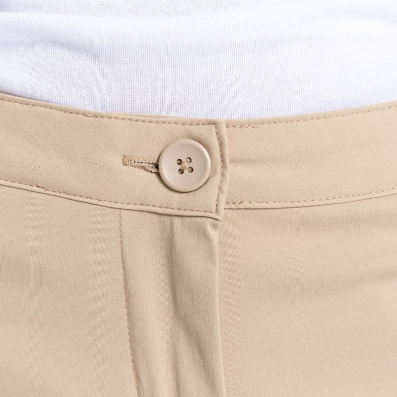 Pantalon Craghoppers Kiwi Pro II Crop Femme Beige | DXWT30426