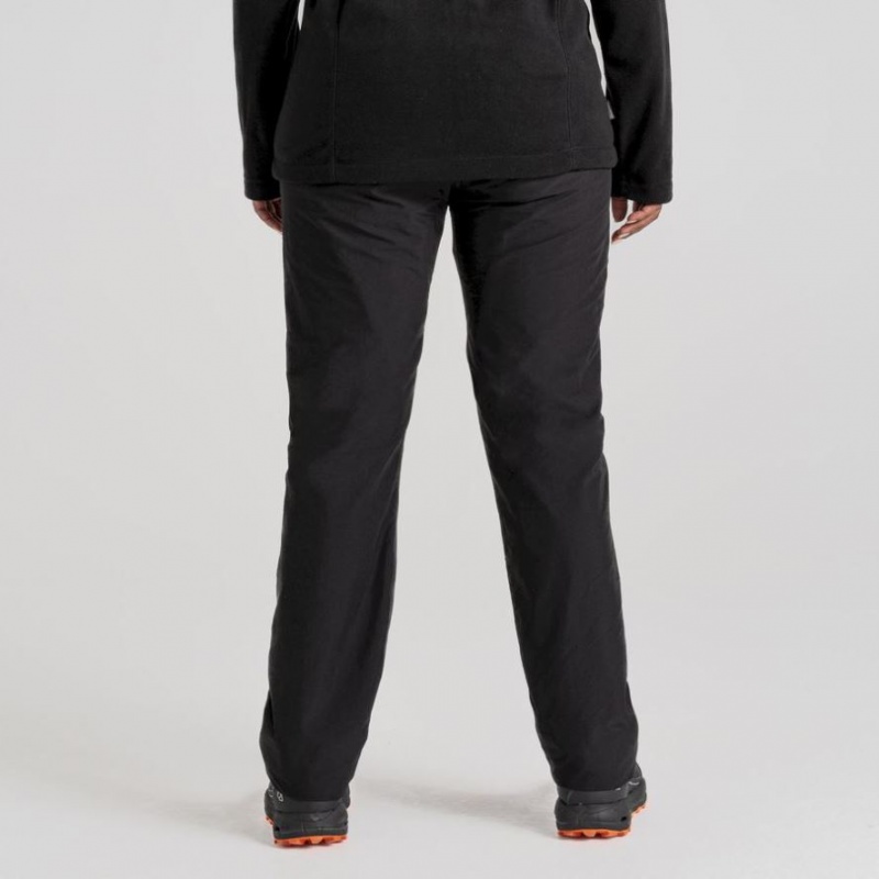 Pantalon Craghoppers Kiwi Pro II Imperméables Femme Noir | RWCY71560