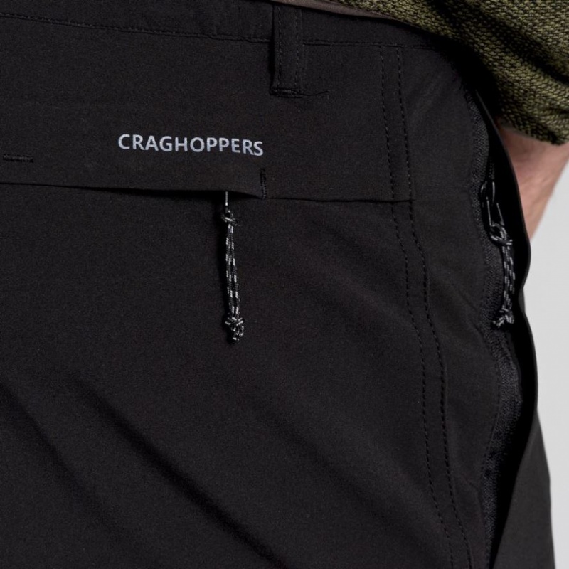 Pantalon Craghoppers Kiwi Pro Softshell Homme Noir | CXBA53240