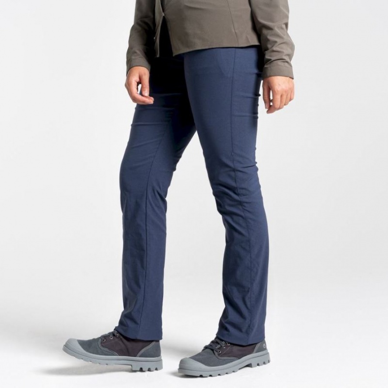 Pantalon Craghoppers NosiLife Clara II Femme Bleu Marine | UCRE47902