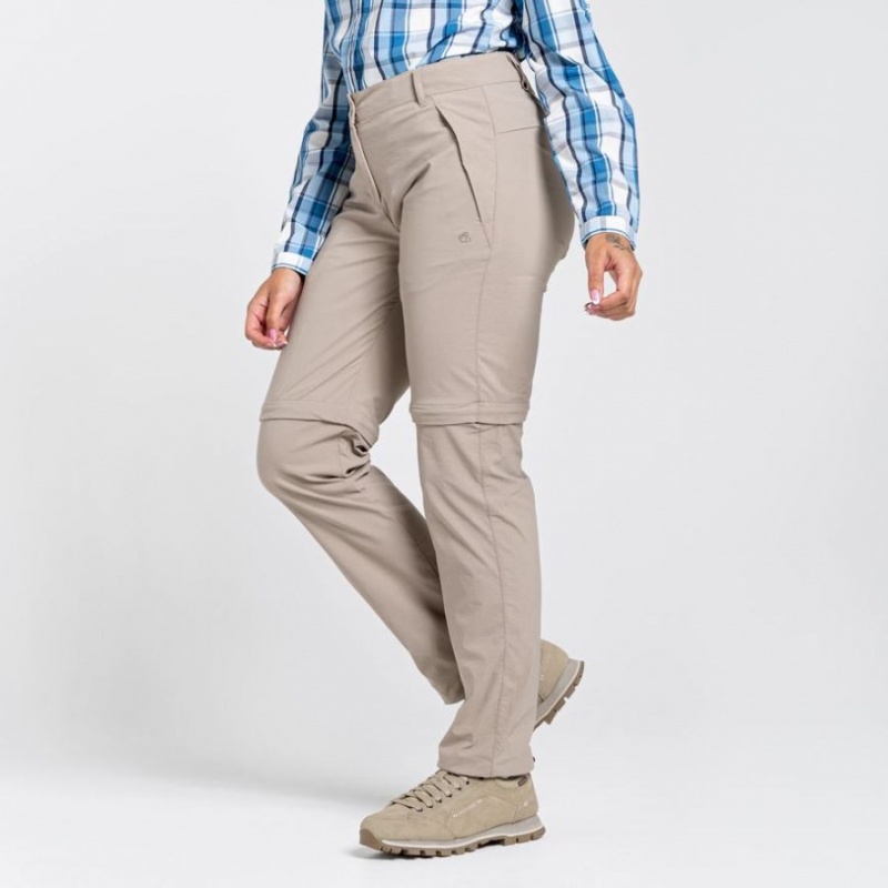 Pantalon Craghoppers NosiLife Pro II Femme Grise | SOEI18623