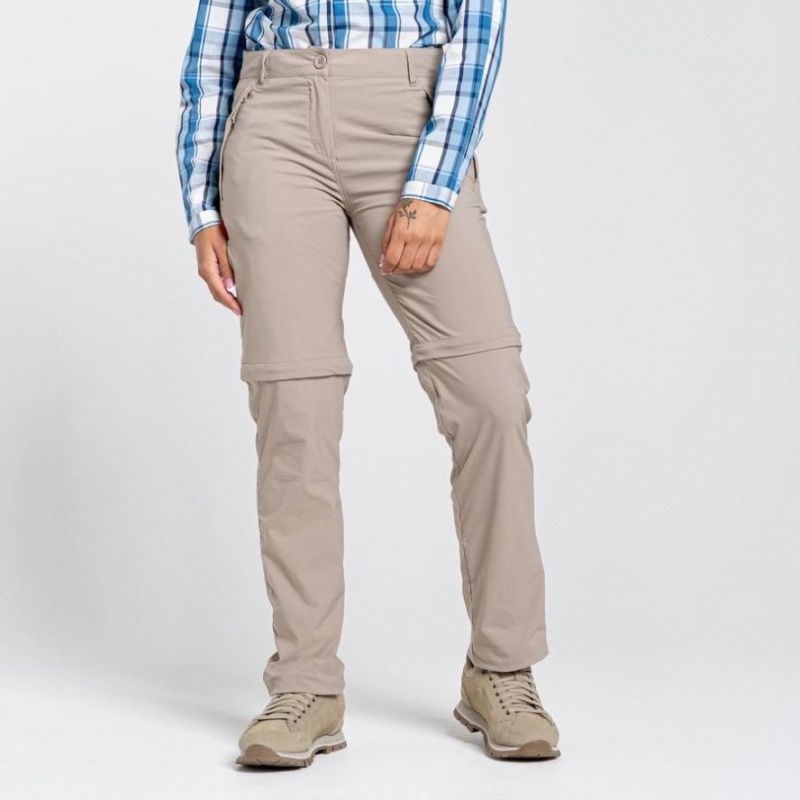 Pantalon Craghoppers NosiLife Pro II Femme Grise | SOEI18623