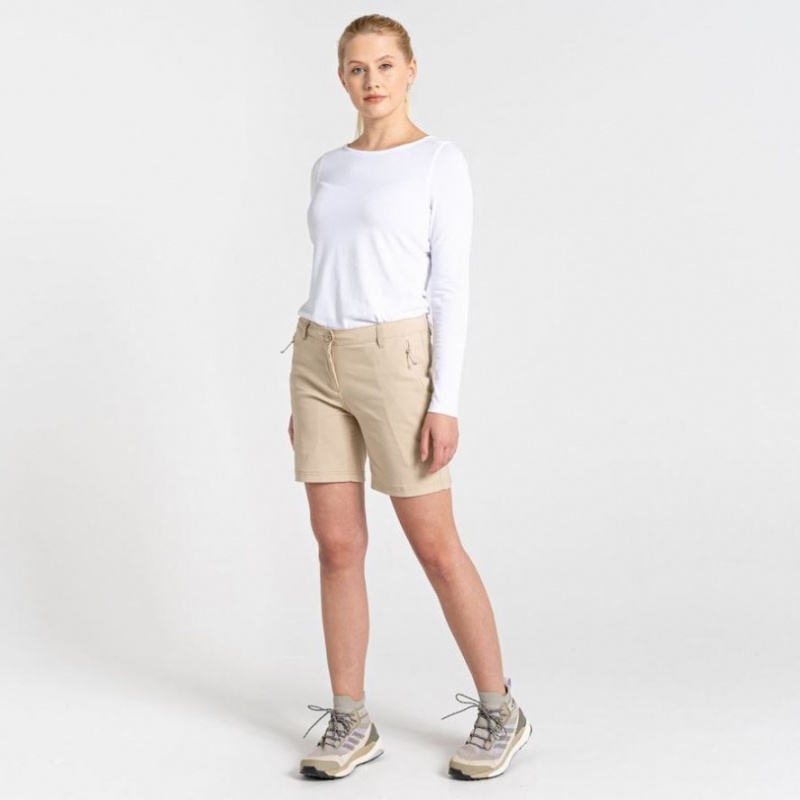 Pantalon Craghoppers Stretch Kiwi Pro III Femme Beige | KDYX23680