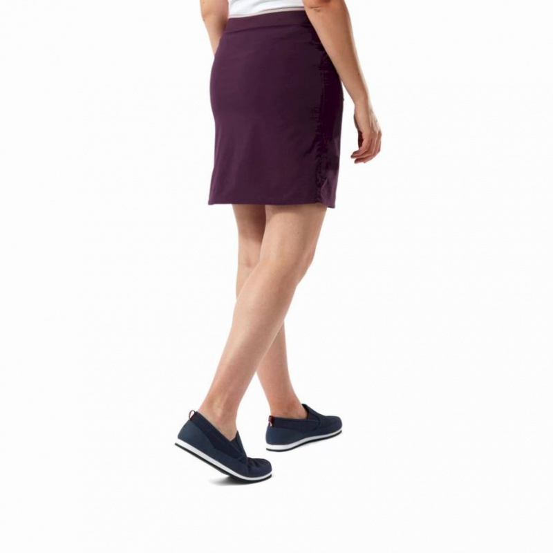 Shorts Craghoppers NosiLife Pro Skort Femme Bordeaux | QGIA39428