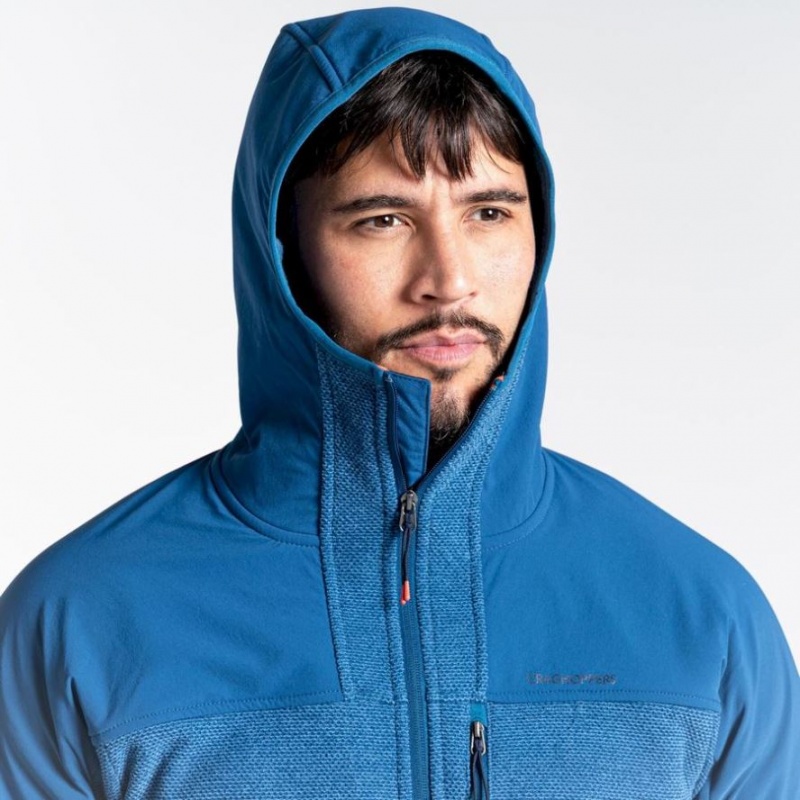 Sweat À Capuche Craghoppers Abrigo Homme Bleu | XBKN10534