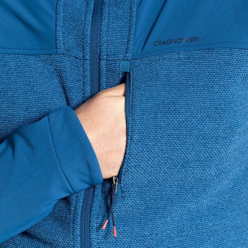 Sweat À Capuche Craghoppers Abrigo Homme Bleu | XBKN10534