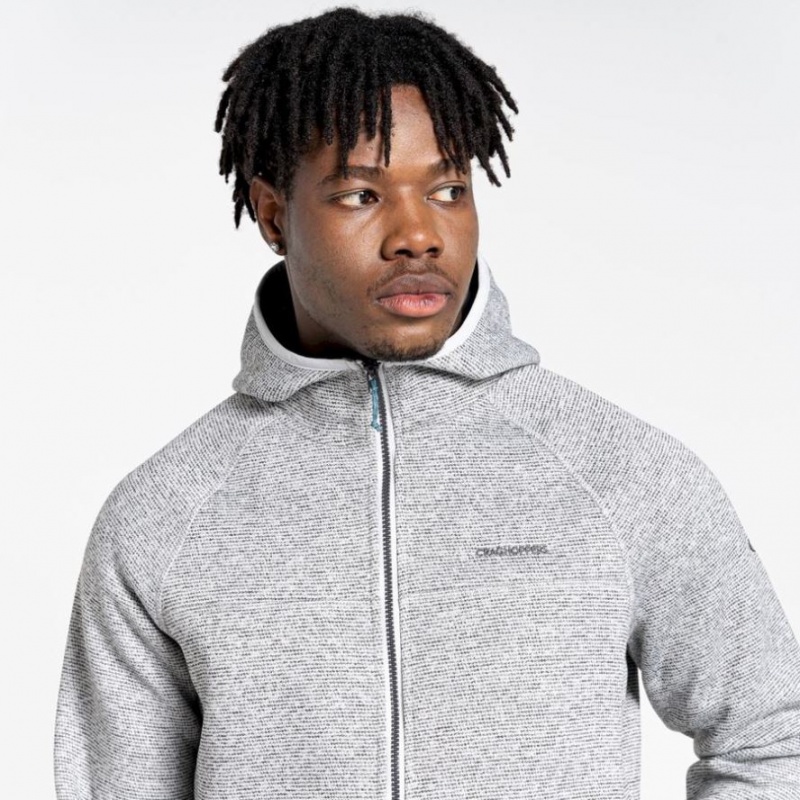 Sweat À Capuche Craghoppers Brayden Homme Grise | OTWC07491