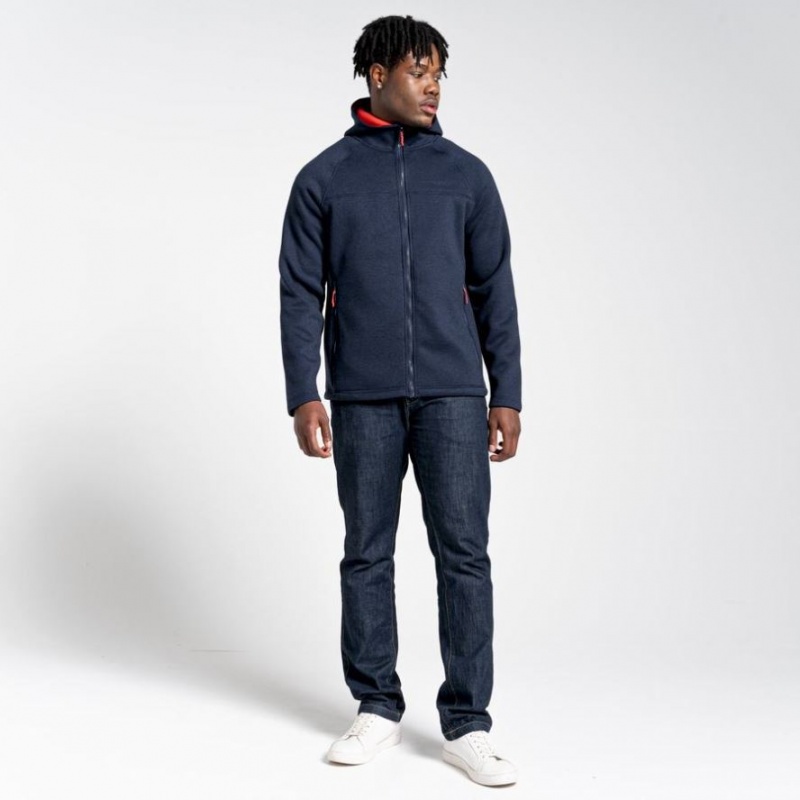 Sweat À Capuche Craghoppers Brayden Homme Bleu Marine | OLNQ85129