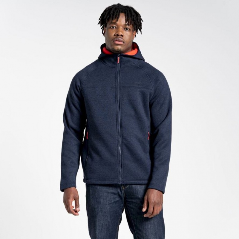 Sweat À Capuche Craghoppers Brayden Homme Bleu Marine | OLNQ85129