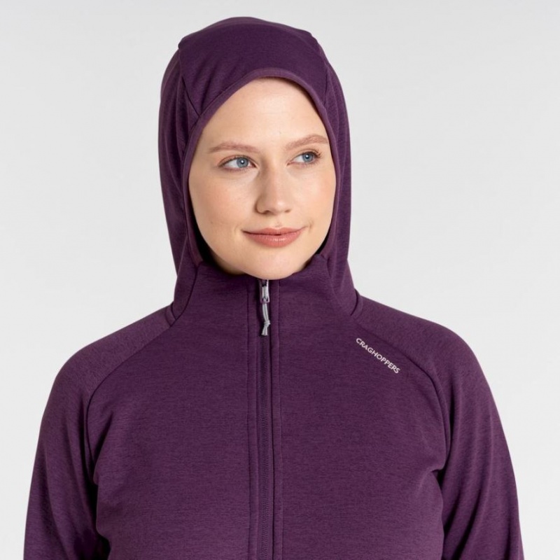 Sweat À Capuche Craghoppers Dynamic Pro Femme Violette | FOKE54062