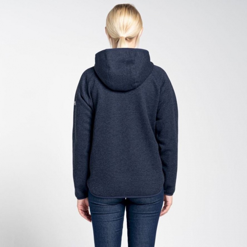 Sweat À Capuche Craghoppers Elena Femme Bleu Marine | VOET83210