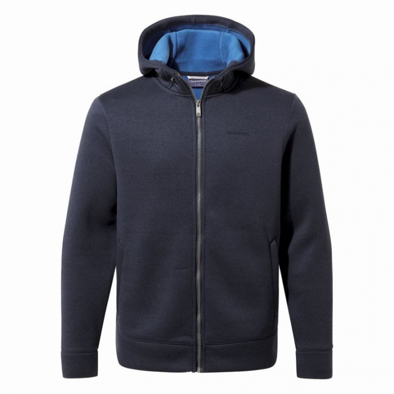 Sweat À Capuche Craghoppers Kinson Homme Bleu Marine | MOPV24971