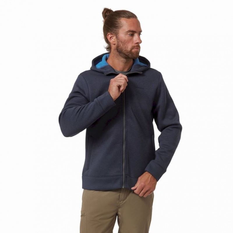 Sweat À Capuche Craghoppers Kinson Homme Bleu Marine | MOPV24971