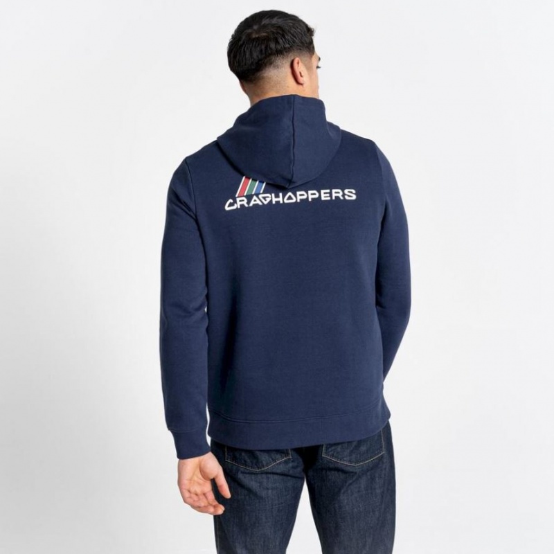 Sweat À Capuche Craghoppers Lautner Homme Bleu Marine | VYTS24718