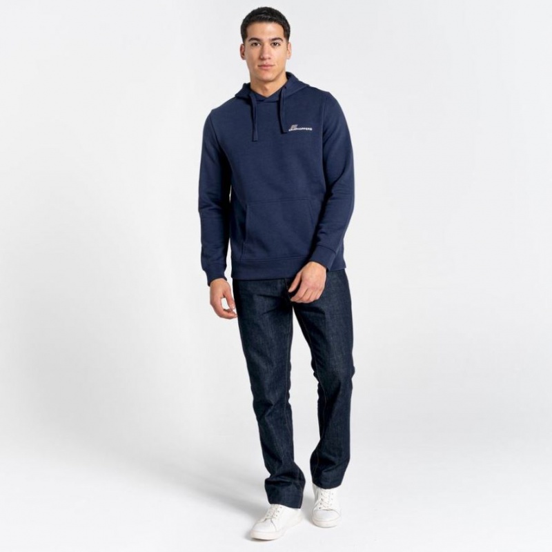 Sweat À Capuche Craghoppers Lautner Homme Bleu Marine | VYTS24718