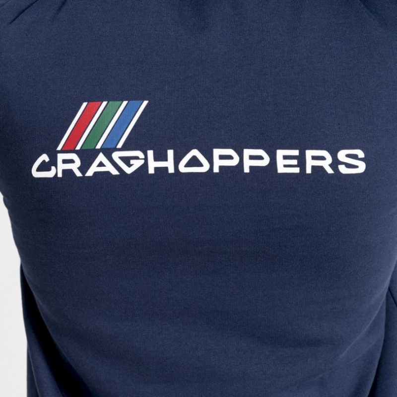 Sweat À Capuche Craghoppers Lautner Homme Bleu Marine | VYTS24718