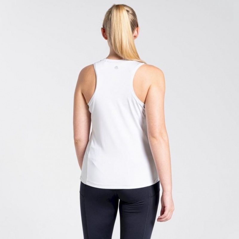 T Shirts Craghoppers Aliso Vest Femme Blanche | VRAW85069