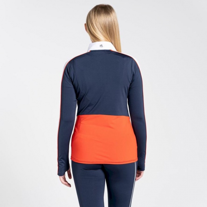 T Shirts Craghoppers NosiLife Marcella Long Sleeve Femme Bleu Marine | KTWH54802