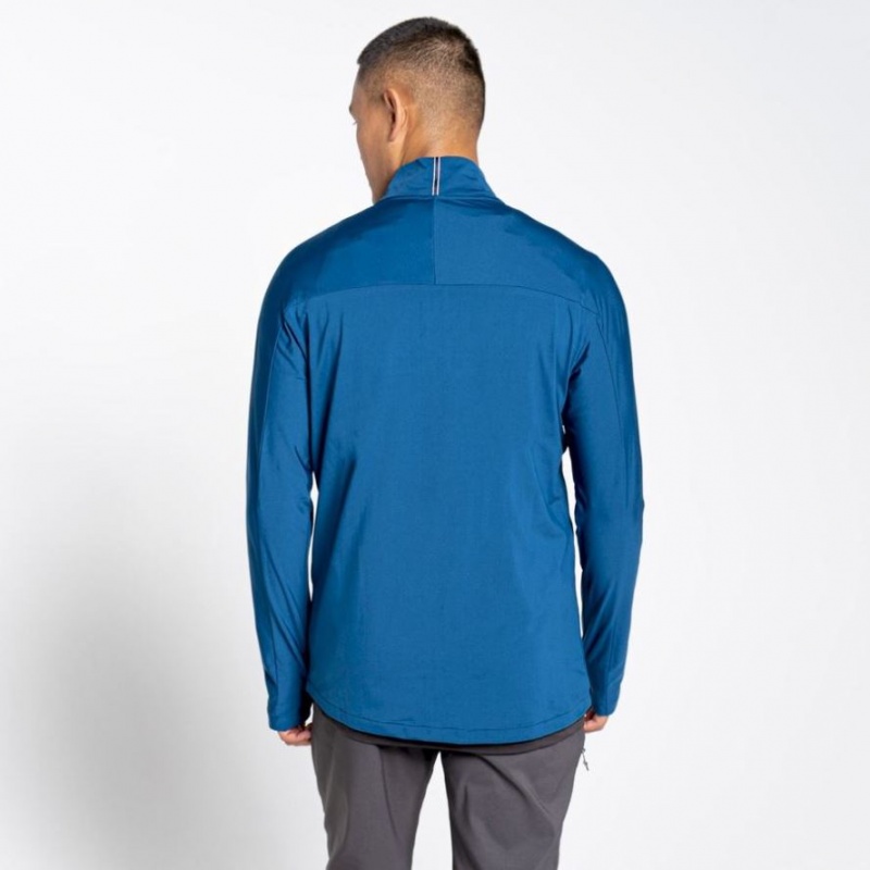 T Shirts Craghoppers NosiLife Valens Half Zip Homme Bleu Marine | VABW04382