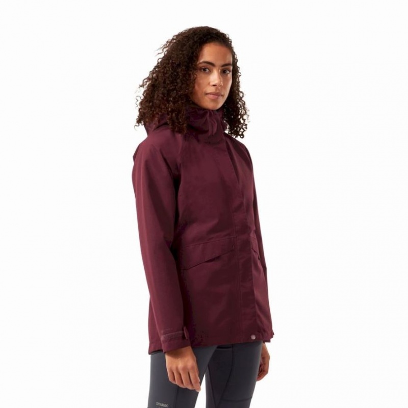 Veste Gore-Tex Craghoppers Ellis Femme Rouge Foncé | YVIH56879