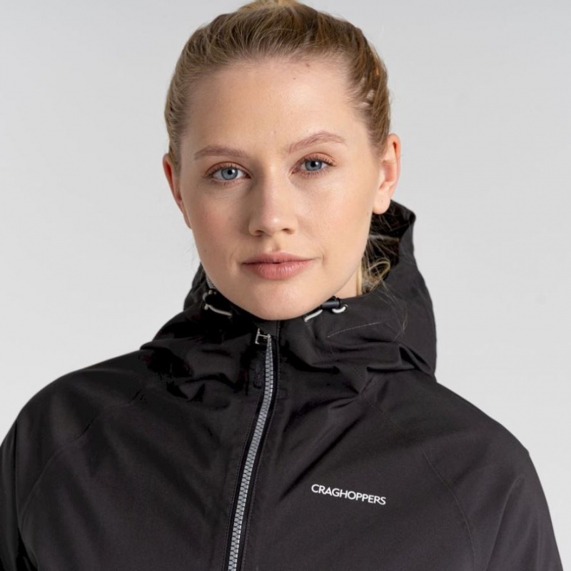 Veste Gore-Tex Craghoppers Minola Femme Noir | YNJR84912