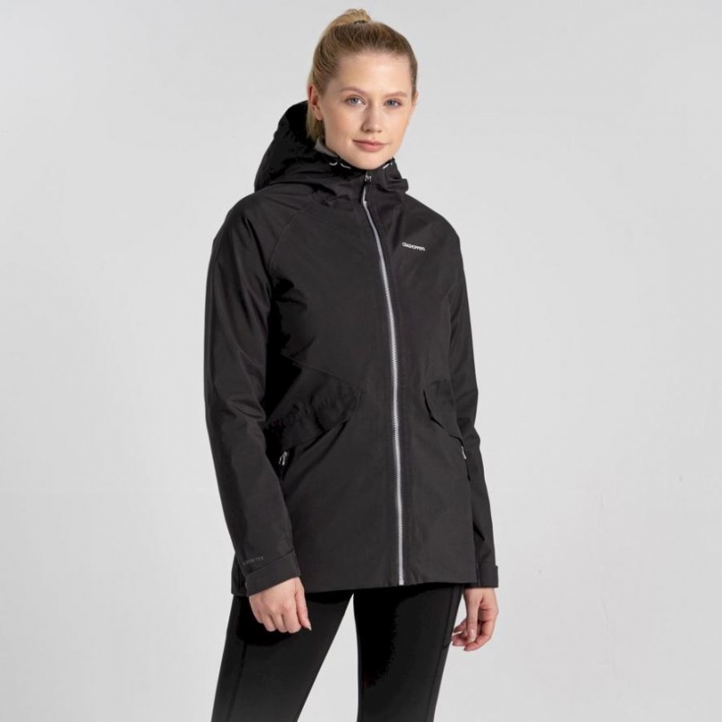 Veste Gore-Tex Craghoppers Minola Femme Noir | YNJR84912