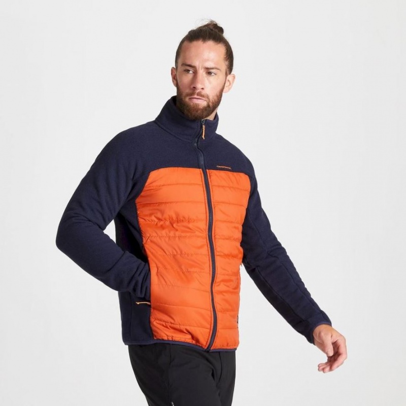 Veste Hybride Craghoppers Finglas Homme Bleu Marine Orange | NLTA35297