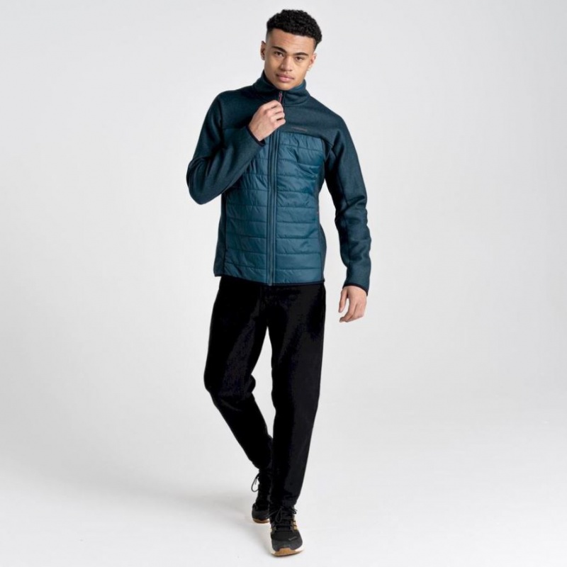 Veste Hybride Craghoppers Kennett Homme Turquoise | SQFO16284