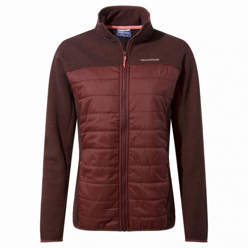 Veste Hybride Craghoppers Shanice Femme Bordeaux | SJYN19742